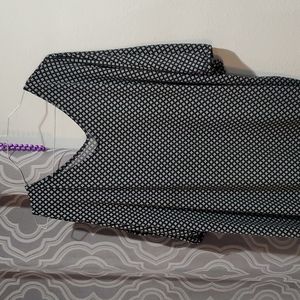 Lane Bryant polka dot blouse